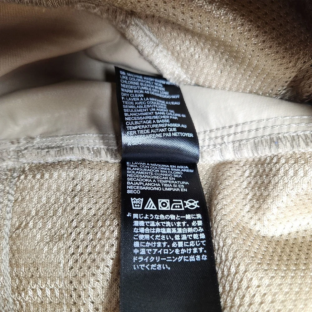 The North Face Paramount Peak Khaki Convertible Zip Off Hiking Pants Mens Size M